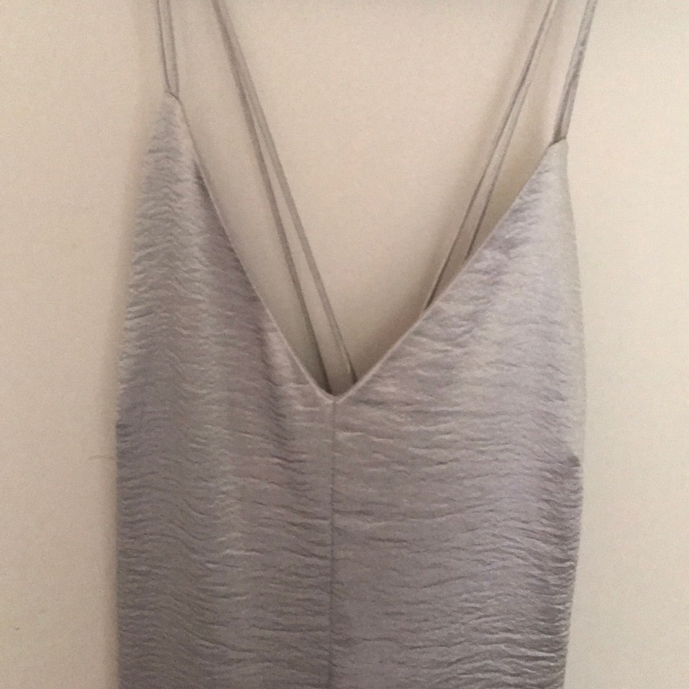 Silver Evening Dress